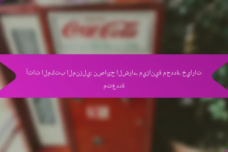أثاث المكتب المنزلي: نصائح الشراء، ميزانية محددة، خيارات متعددة