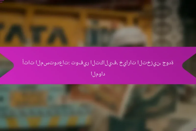 أثاث المستودعات: توفير التكاليف، خيارات التخزين، جودة المواد